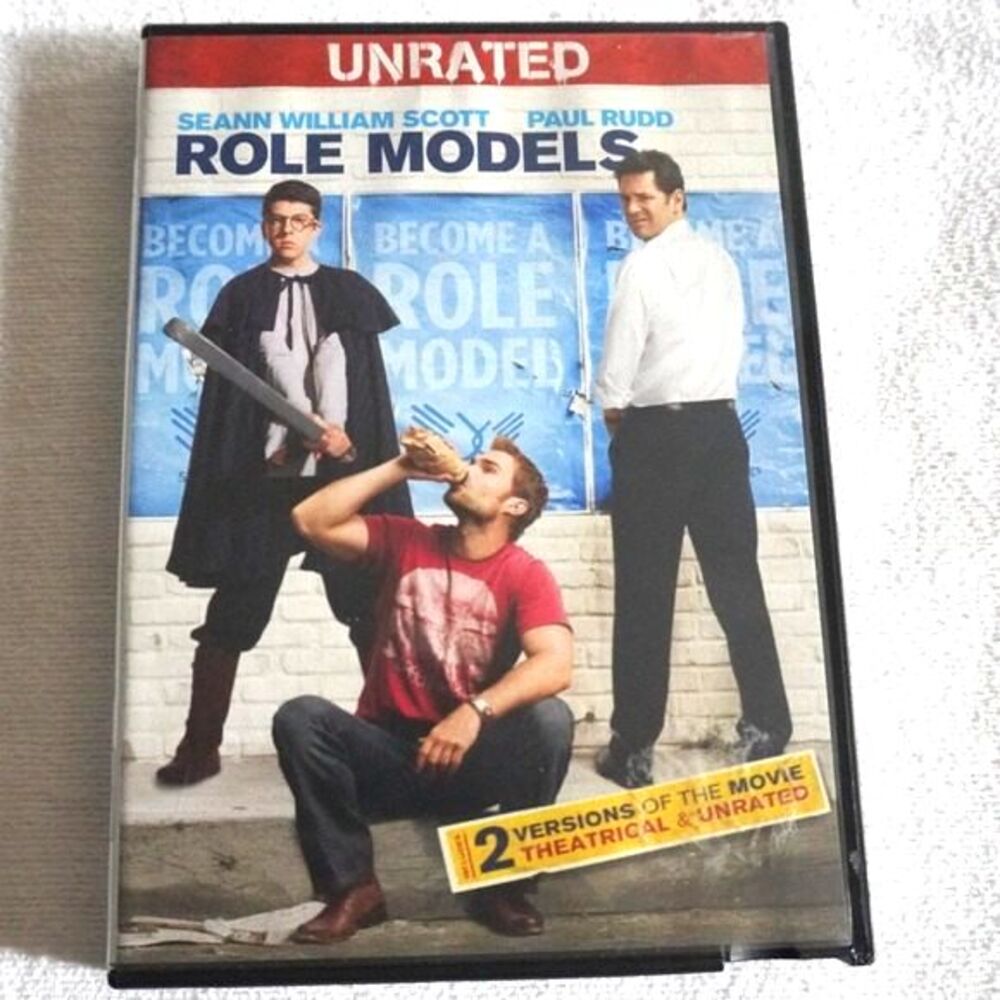 Role Models DVD Unrated & Theatrical Versions Pre Owned